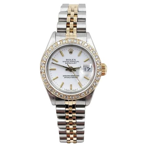 rolex datejust lady ref 69174|rolex 69173 diamond bezel.